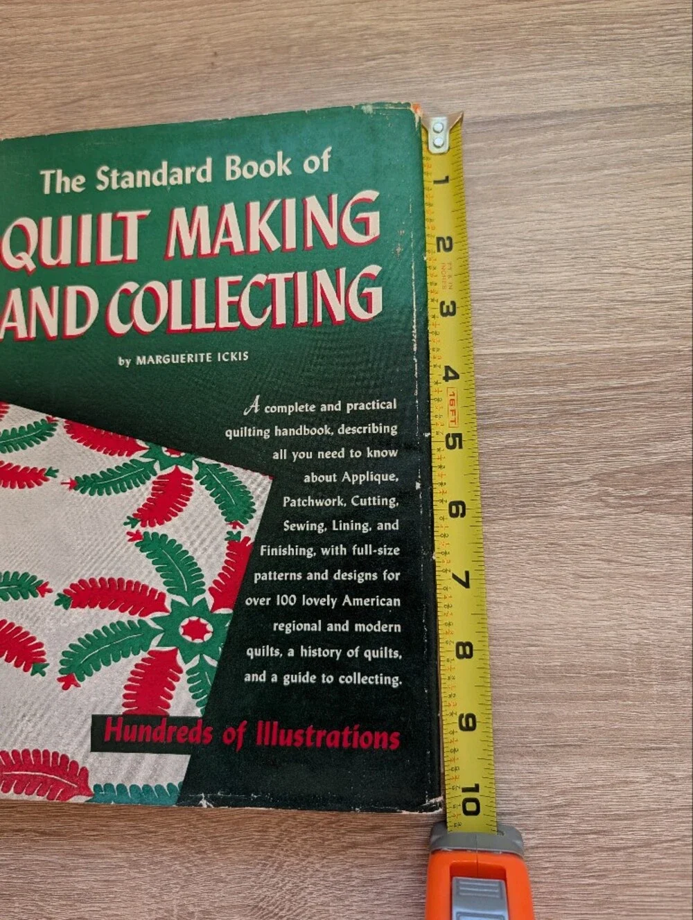 Vtg - The Standard Book of Quilt Making and Collecting - Marguerite Ickis 1949